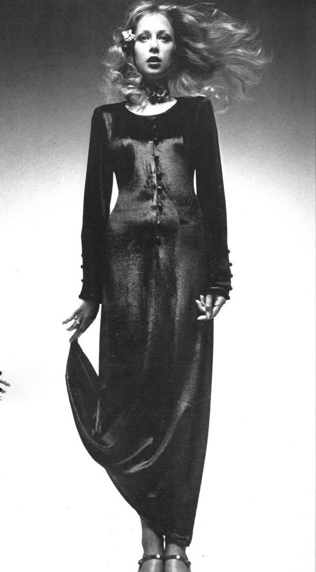Barry Lategan - Pattie Boyd Wearing a Dress by Clobber (Vogue UK 1970 ...