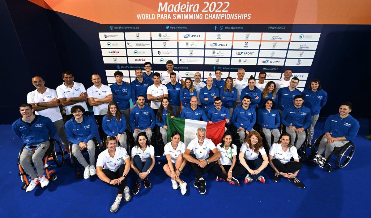 È davvero pazzesca la Nazionale azzurra di #nuoto paralimpico: è di nuovo Campione del Mondo con un bottino di medaglie spa-ven-to-so!!!

Primi nel medagliere con 
27🥇 24🥈 13🥉

L’Italia è la Nazionale più forte al mondo. Bravissimi 👏 👏 👏 👏 👏 
🇮🇹🇮🇹🇮🇹🇮🇹🇮🇹🇮🇹🇮🇹🇮🇹🇮🇹🇮🇹🇮🇹 🇮🇹 🇮🇹