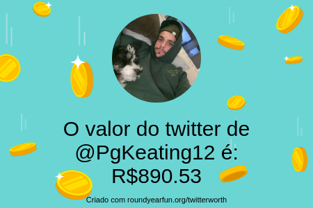 PgKeating12's tweet photo. Meu valor no Twitter é: R$890.53

Descubra o seu com https://t.co/CLWUSHwwHa

⠀ https://t.co/8Er7ld6Xdv