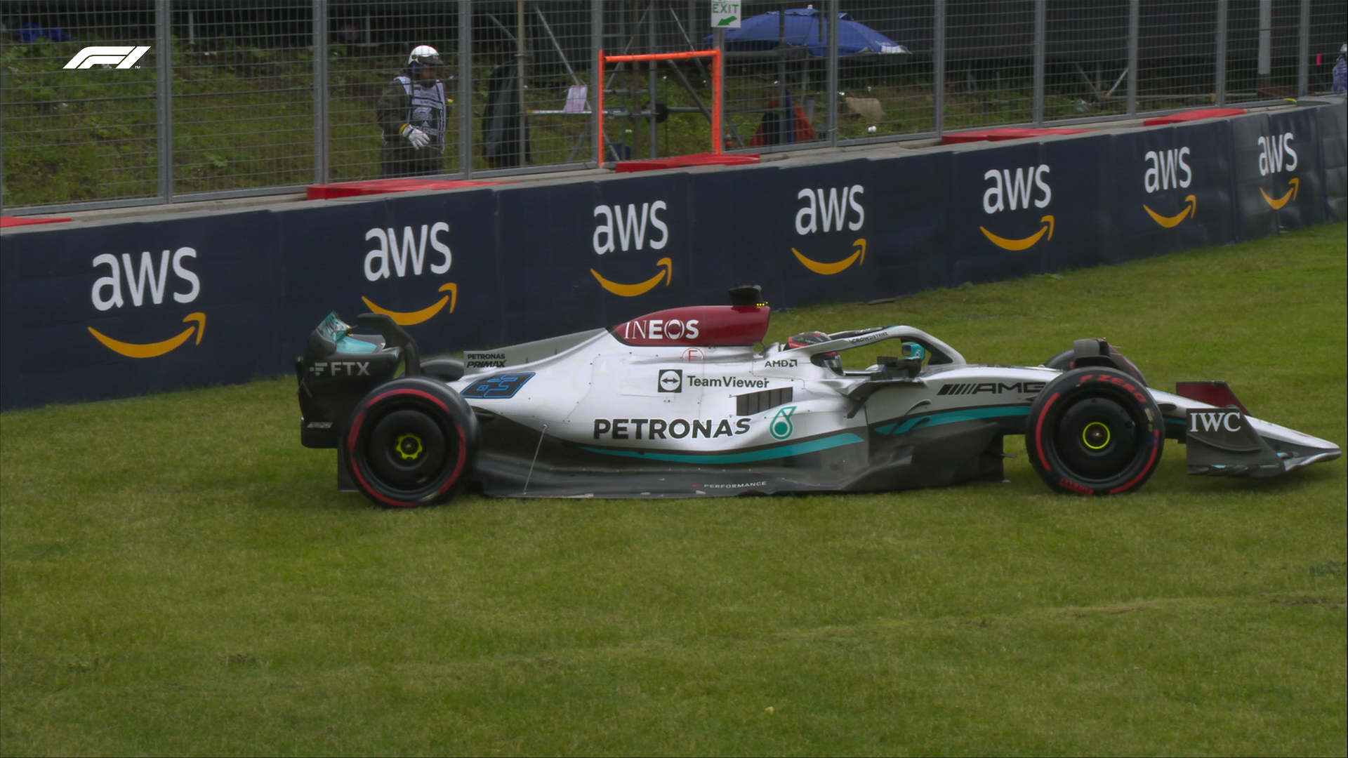 Montreal Qualifying: Canadian Grand Prix russell spin