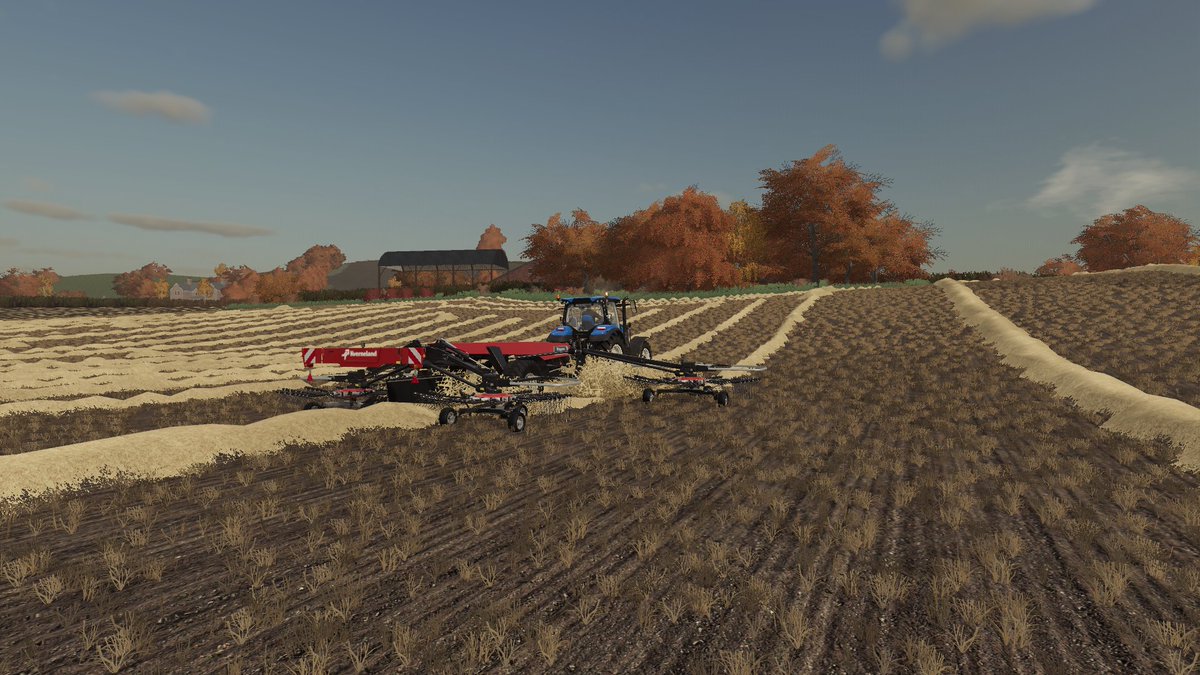 FarmingNomad's tweet photo. Getting a bit of a hand with the straw
baling today - the rower merges 3 rows into 1

#farmingsimulator #farmingsimulator19 #weeklyfarming
#fs19mods #ls19mods #virtualfarming #fs19 #ls19
#fs22 #ls22 #gaming #simulator #simulation #ford
#newholland #agrispec https://t.co/HNeSI0Wfc2