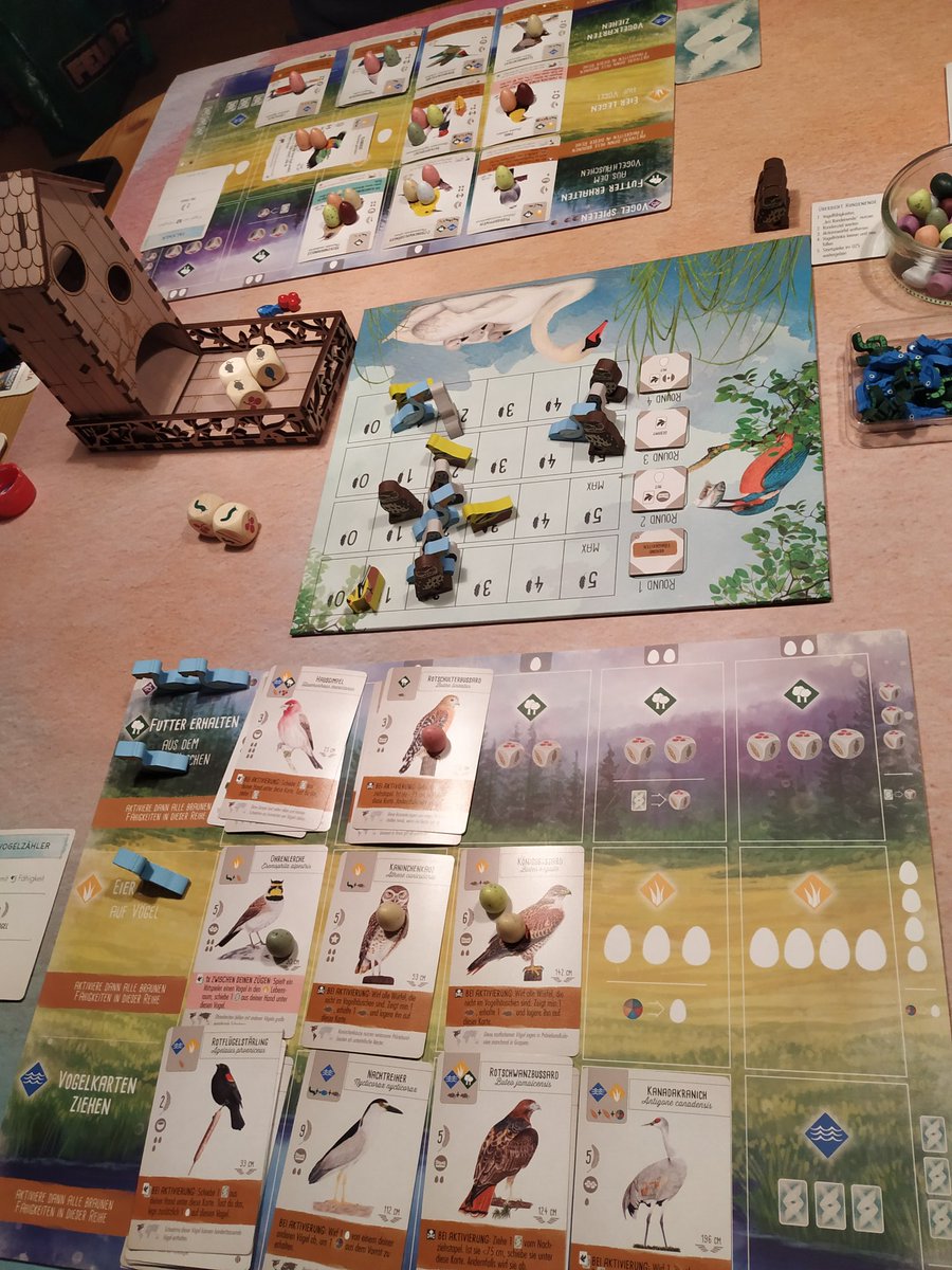 Ein schöner Spieltag geht zu Ende...
Trickerion und Flügelschlag jeweils zu viert... schön war's. 🤩