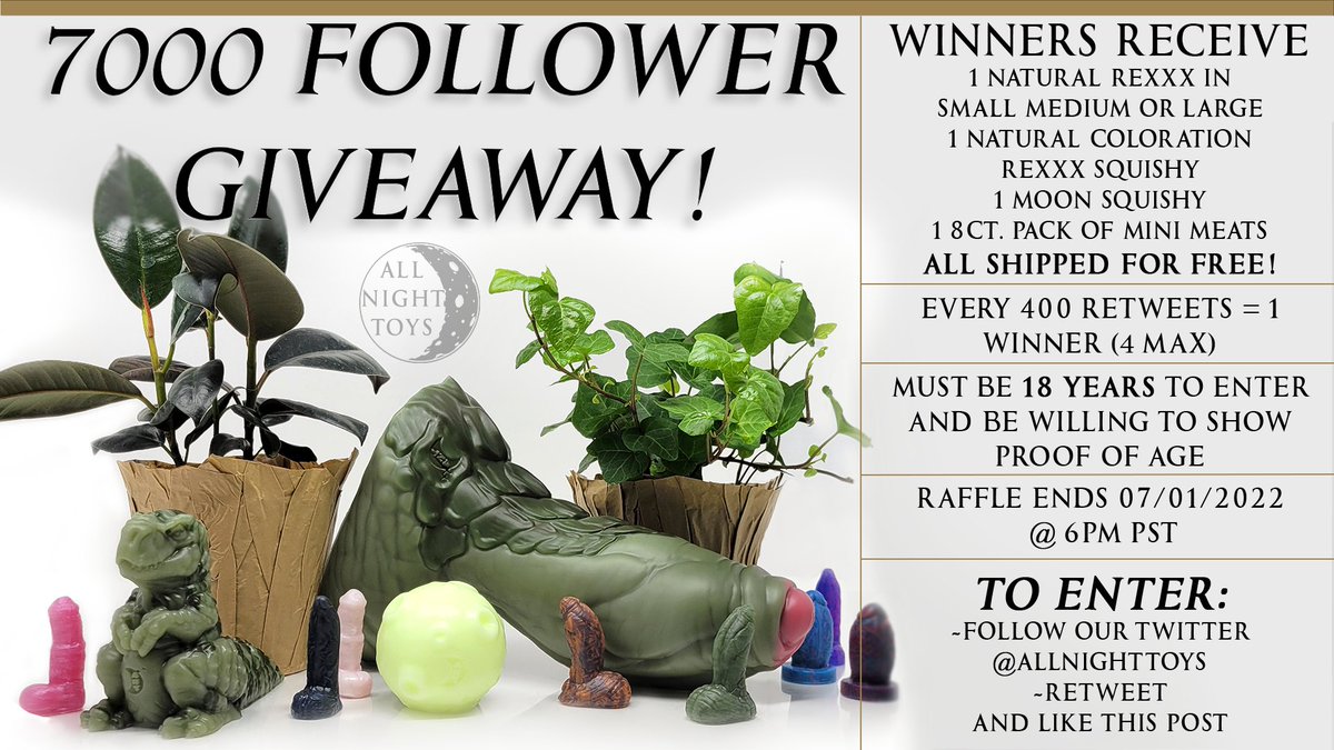 All-Night Toys (@allnighttoys) on Twitter photo π¨π¨ RAFFLE/GIVEAWAY TIME! π¨π¨
This time for a π‘ππ§π¨π₯ππ Coloration REXXX!
Winners will get to pick between a Small, Medium or Large Rexxx!
π
π¨π₯π₯π¨π° us here at <a href="/AllNightToys/">All-Night Toys</a>, π₯π’π€π, and π«πππ°πππ ππ‘π’π¬ π©π¨π¬π for your chance to win!
1/5π§΅β¬οΈ π¨π¨ RAFFLE/GIVEAWAY TIME! π¨π¨
This time for a π‘ππ§π¨π₯ππ Coloration REXXX!
Winners will get to pick between a Small, Medium or Large Rexxx!
π
π¨π₯π₯π¨π° us here at <a href="/AllNightToys/">All-Night Toys</a>, π₯π’π€π, and π«πππ°πππ ππ‘π’π¬ π©π¨π¬π for your chance to win!
1/5π§΅β¬οΈ