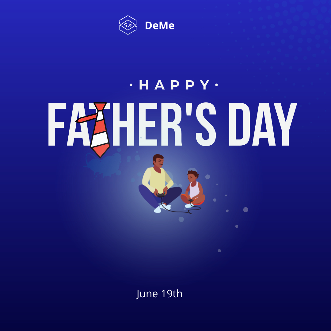 TheDemeNetwork's tweet image. Happy Father’s day! 

𝗖𝗵𝗲𝗰𝗸 𝗻𝗼𝘄 👉 demenetwork.io ⚡️⚡️

#demenetwork #app #blockchain #tokenomisc #NFT #futuresocial #𝗗𝗲𝗠𝗲 #𝗪𝗲𝗯𝟯𝘀𝗼𝗰𝗶𝗮𝗹 #socialmedia #FathersDay2022