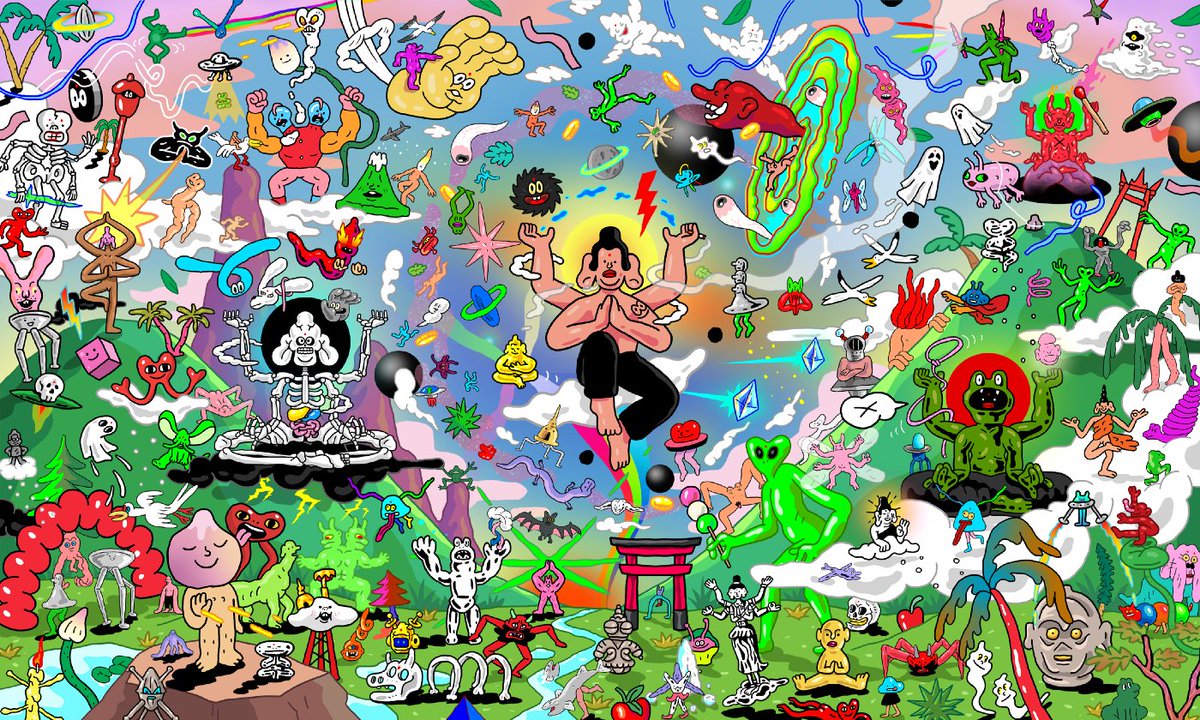 Hi all !👋
Today I wanted to tell you about <a href="/YokeeNFT/">Yokee✨</a> project !🔥
9,999 Unique Yokees, An Art &amp; Community Focused Project by 
<a href="/Sahred_toy/">Sahred Toy</a>
JOIN !!!🚀💥