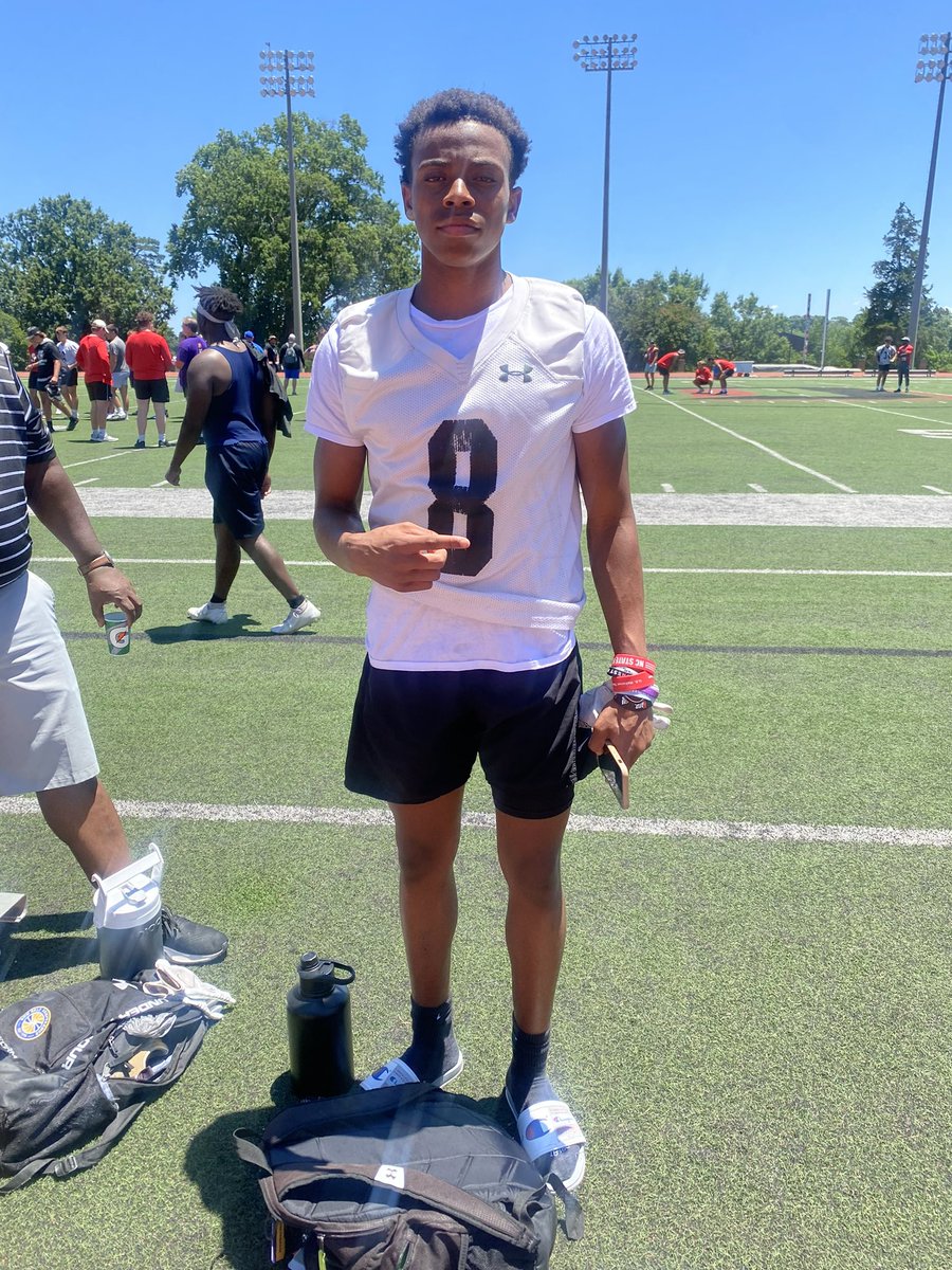 Had a great day <a href="/DavidsonFB/">Davidson Football</a> camp looking forward to coming back for a game! <a href="/Coach_McCartney/">Ray McCartney</a> <a href="/Scott_AbellFB/">Scott Abell</a> #WE