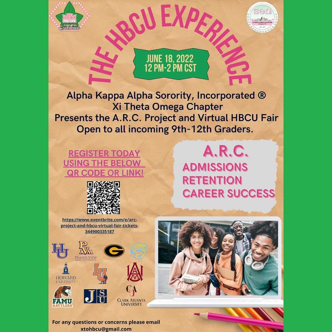 DericaTurner's tweet photo. I had a great time sharing tips to prepare for success after graduation with scholars during our Virtual HBCU Fair. #AKAXTO ๐๐ https://t.co/bAoYWv7Nv2