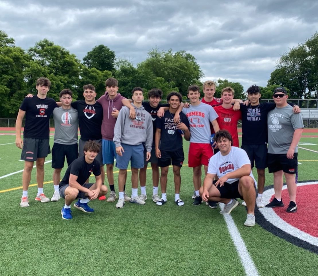 FlagSyso's tweet photo. Thank you to the Somers Varsity Boys Football Program @SomersFootball for running an amazing clinic for our K-8th Grade SYSO Girls Flag Program! @mikesoko82 @MikeCleary109 Registration for SYSO Girls Flag Football fall league will be opening soon! ✌️❤️🏈 https://t.co/D2606aOrJ2