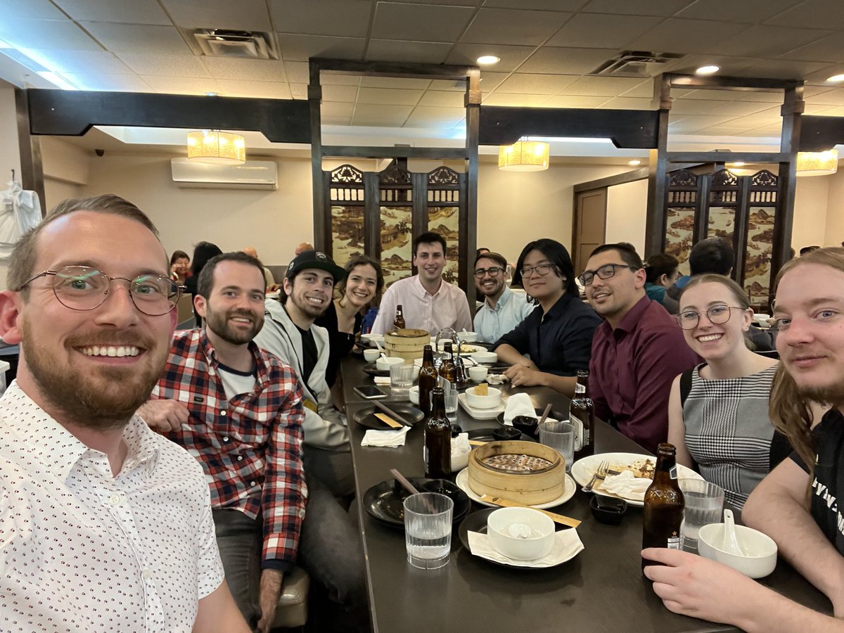 Great way to finish off #CCCE2022 #CSC2022. Looking forward to keeping in touch with all the awesome people we’ve met here! @jackhchem @antorna @Ale_and_Co_ @EricYangChem @zschroeder29 @Doylem3535 @matthuejohnson @MitchellNas @gilian_thomas