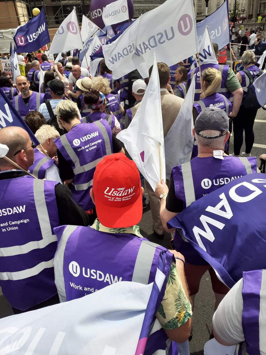 In response to today's march Boris Johnson stated that unemployment is at a record low: that's not the point, " in work poverty" should never exist in a rich country.  The Tories simply don't care