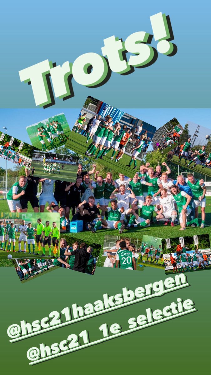 Trots op onze jongens en supporters van <a href="/HSC21/">HSC '21</a> 💪💪👍