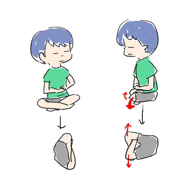 股関節のtwitterイラスト検索結果