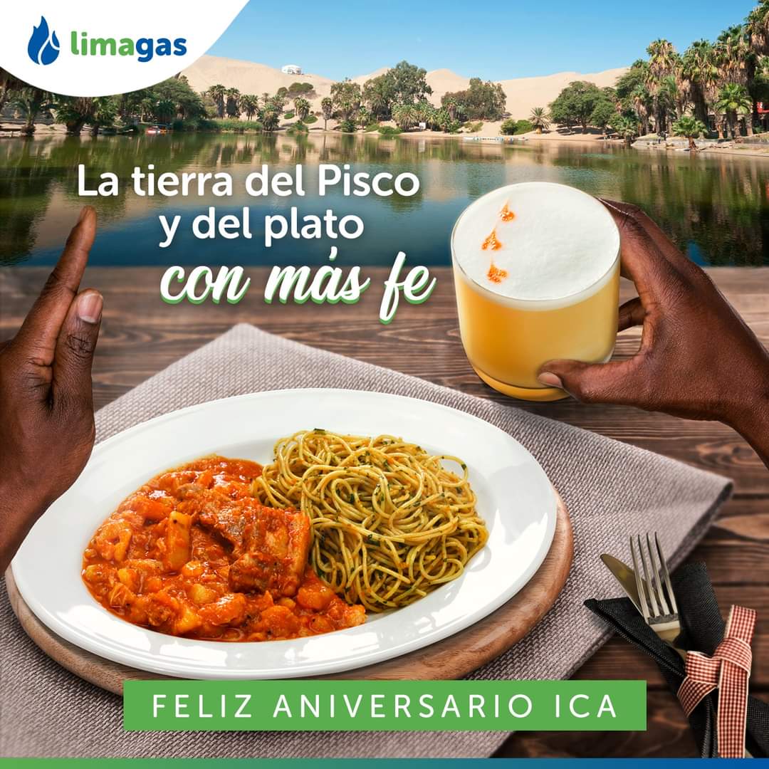 ServigasL's tweet photo. ¿Sabías que Ica fue fundada en 1563?  
Hoy, 17 de junio 🗓️, celebramos el aniversario de Ica, la tierra del pisco y el popular manchapecho.

Pero no solo su rica comida típica nos deja sin palabras, sino también sus enormes desiertos 🏜️ https://t.co/TC9NCwCeAY