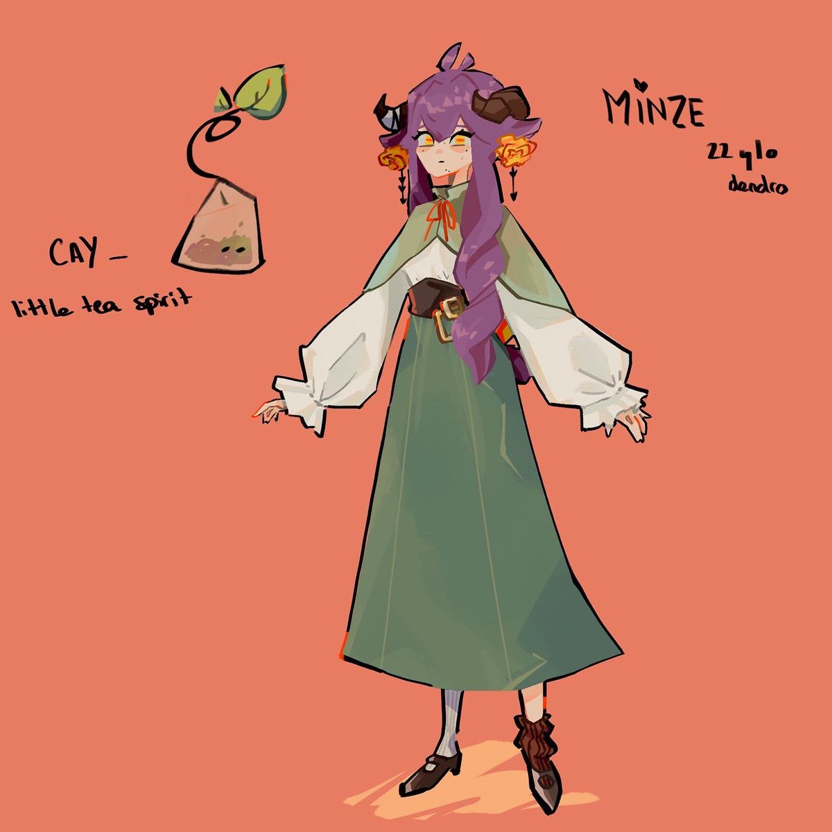 notbunne_v1's tweet photo. genshin oc time !~ this is Minze my dendro goat baby 
#genshintwt #genshinoc #arttwt https://t.co/LpjKyQSTrC