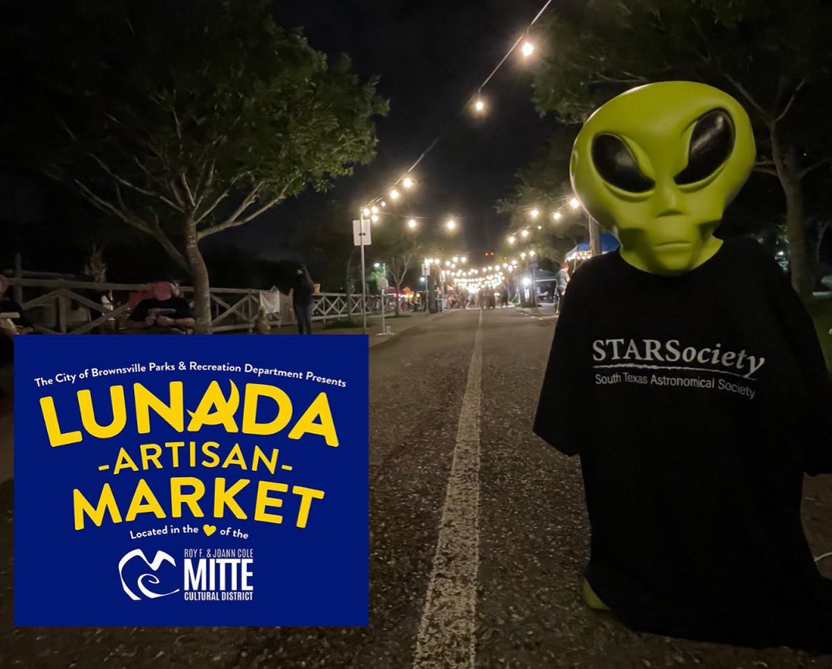 STARSocietyRGV's tweet photo. Stop by our booth tonight at the Lunada Artisan Market and say hi! 🌙 https://t.co/wE89zEt1vV
