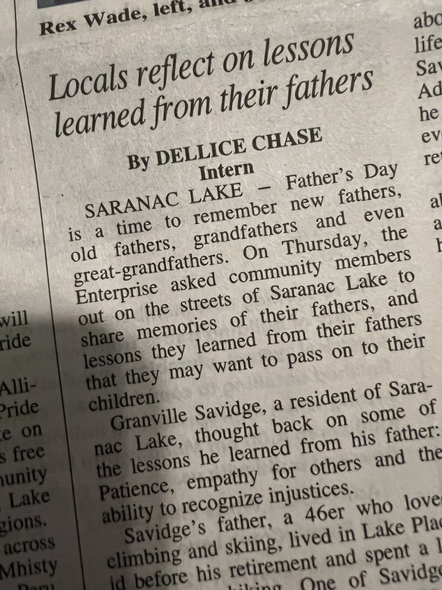 AdirondackFamilyTime (@familytime) on Twitter photo Proud parent moment when your child interns at <a href="/AdkEnterprise/">Adk Daily Enterprise</a> and wants to learn to write stories that impact her community. #journalism #LocalNews <a href="/dellice_c/">Dellice Chase</a> Proud parent moment when your child interns at <a href="/AdkEnterprise/">Adk Daily Enterprise</a> and wants to learn to write stories that impact her community. #journalism #LocalNews <a href="/dellice_c/">Dellice Chase</a>