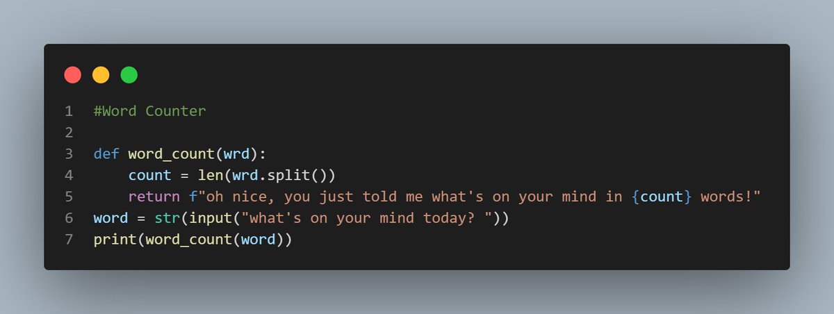 iam_odion_'s tweet image. #100DaysOfCode 
Day 4
#Python 
Mini Python projects
- Odd and Even numbers
- Word counter
- Acronym
- Rock, Paper, Scissors
#pythonprogramming #Python3