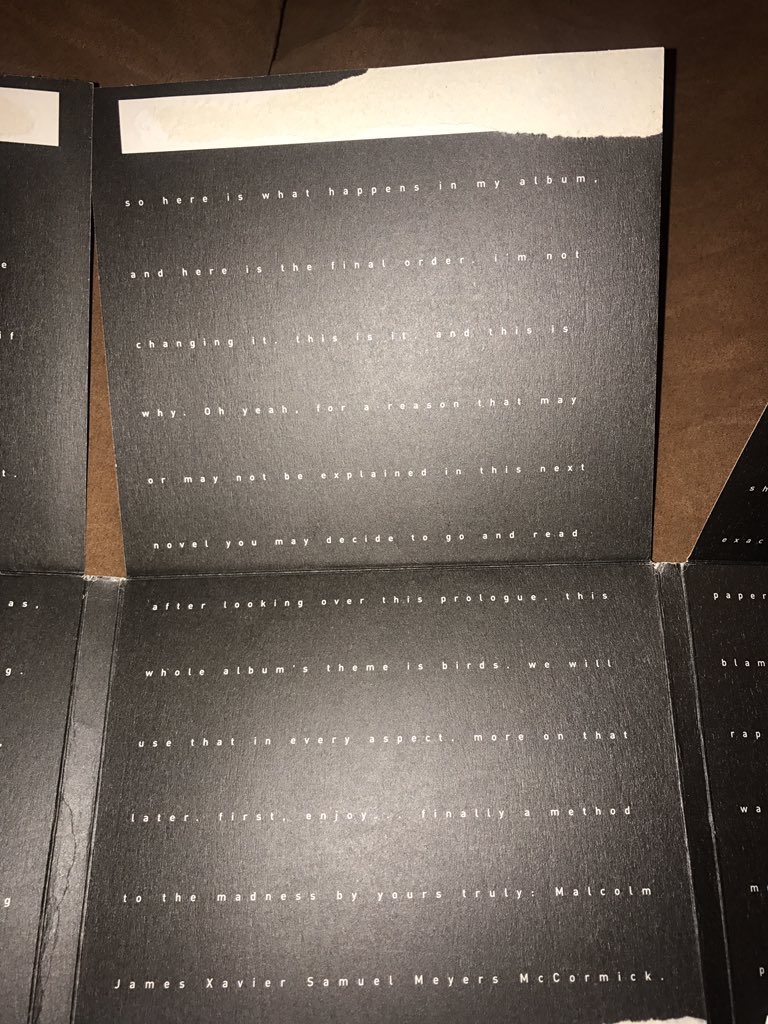 llisonbyrd's tweet photo. I will never forget carefully ripping open the album and reading the secret note from Mac ❤️❤️❤️❤️❤️❤️❤️❤️ https://t.co/VEuEpegQ9S