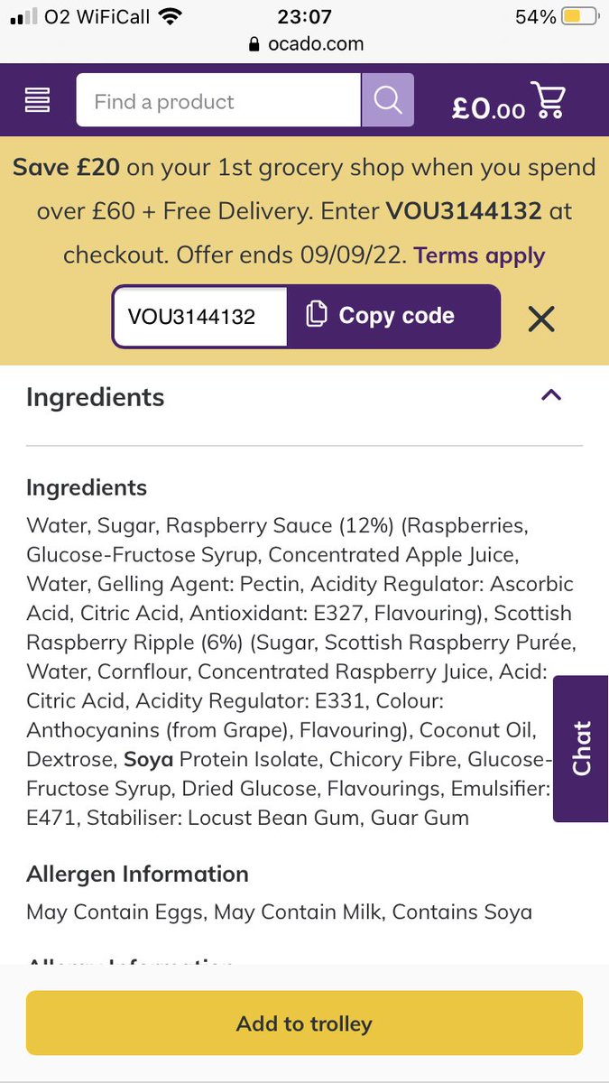 Looked these up to work out why @marksandspencer have two identical looking #plantbased raspberry ripple ice creams, but only one marked #vegan. Beware not to grab the wrong one if you have soya allergy. (Note #PAL not suitable for milk or egg allergy 🙄) #EveryLabelEveryTime