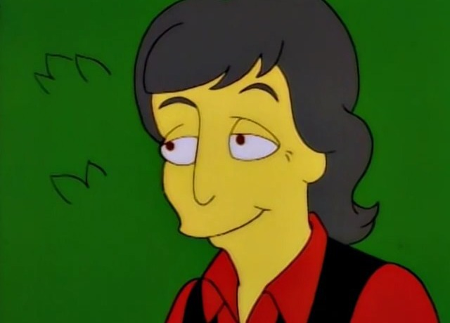 DaveMirkin's tweet photo. #HappyBirthday to music legend, fellow veggie and @TheSimpsons #Superstar guest @PaulMcCartney! 80 years today! Great fun directing him &amp; Linda and creating the secret backwards lentil soup recipe for #MaybeImAmazed. Have a #MeatlessMonday as a gift to him! @EverySimpsons https://t.co/2MHx2khfZp