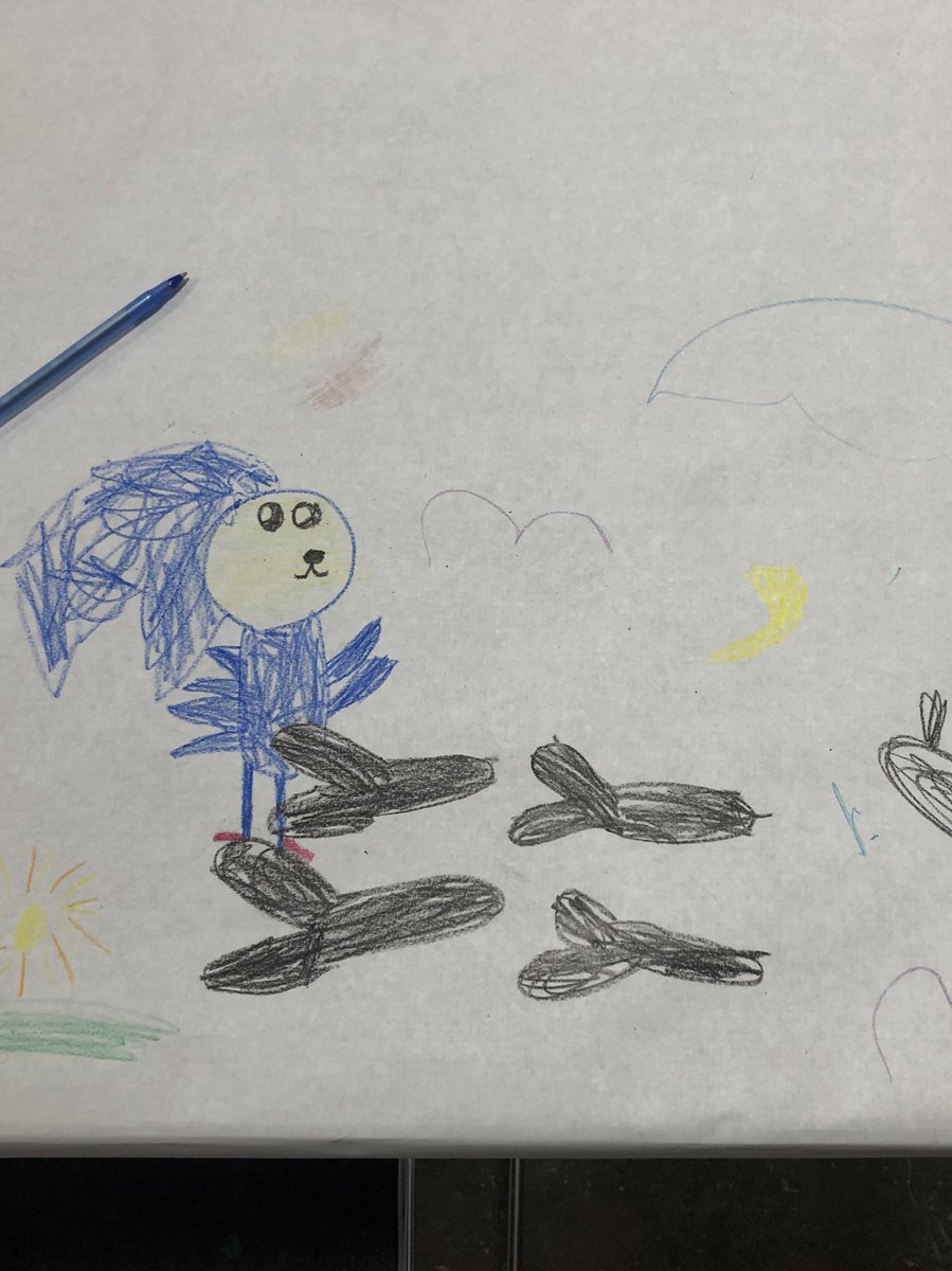 zozie44's tweet photo. This week at camp I learned:
- I am a “grownup” and it’s not fair if I’m on a camper’s team in uno
- 7 year olds think it’s really fun to draw poop
- this is what “dinosaur footprints” look like https://t.co/6TS39xcGOx