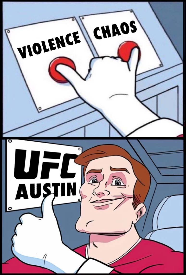 connerburks's tweet photo. #UFCAustin https://t.co/wSW9n7DeL4