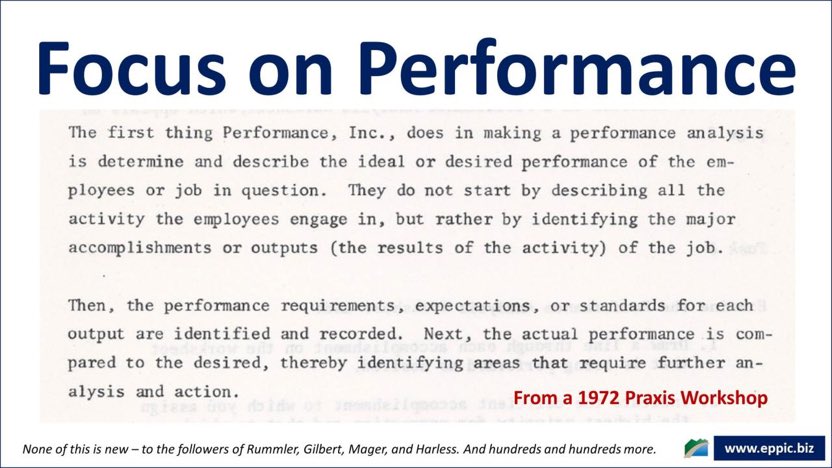 RogerAdd's tweet photo. Rummler and Gilbert tell us… https://t.co/NU81k1k6Xf