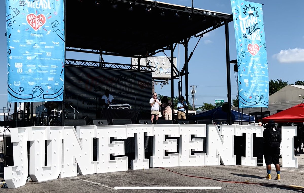 Proud to be part of <a href="/JuneteenthEast/">juneteenthontheeast</a> !