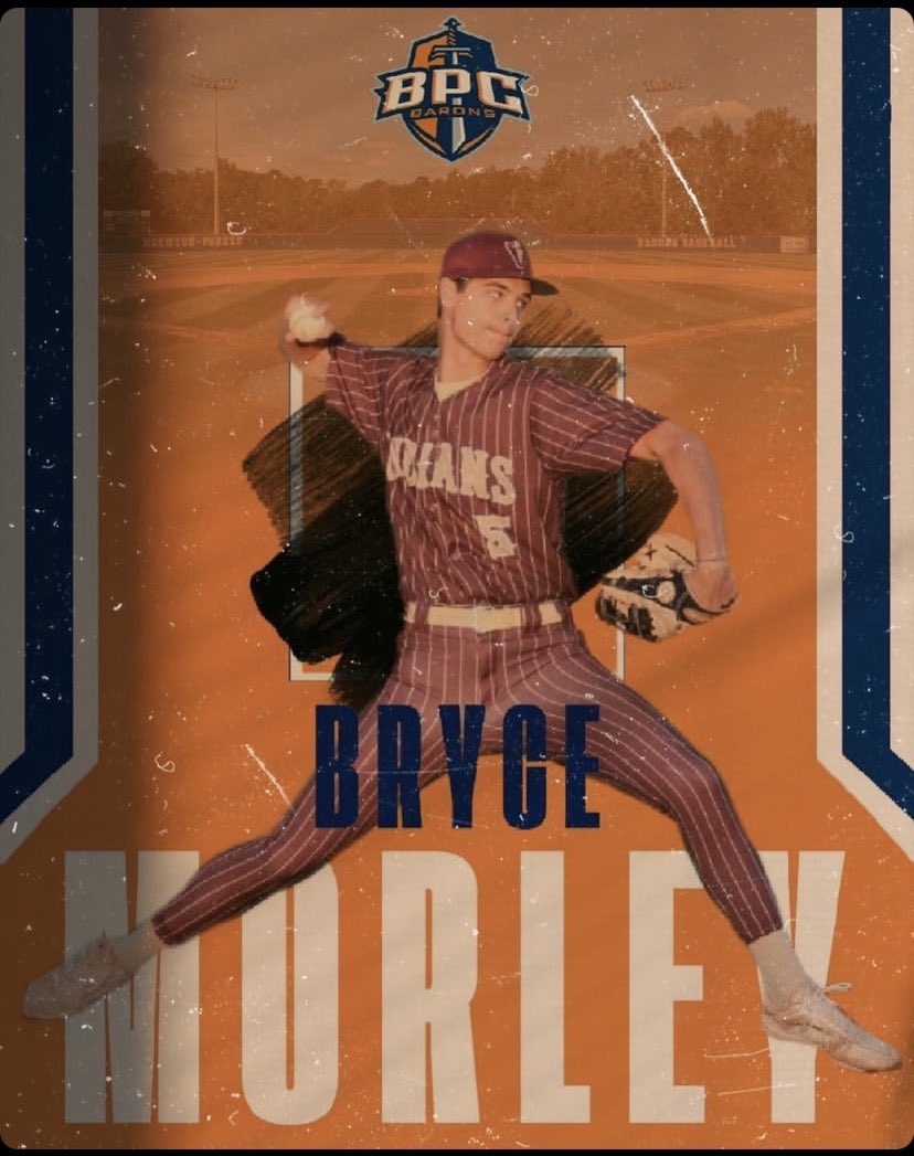 BryceMorley6's tweet photo. Excited to announce my commitment to Brewton Parker college Go Barons !!🧡💙 https://t.co/slBLWLKskZ