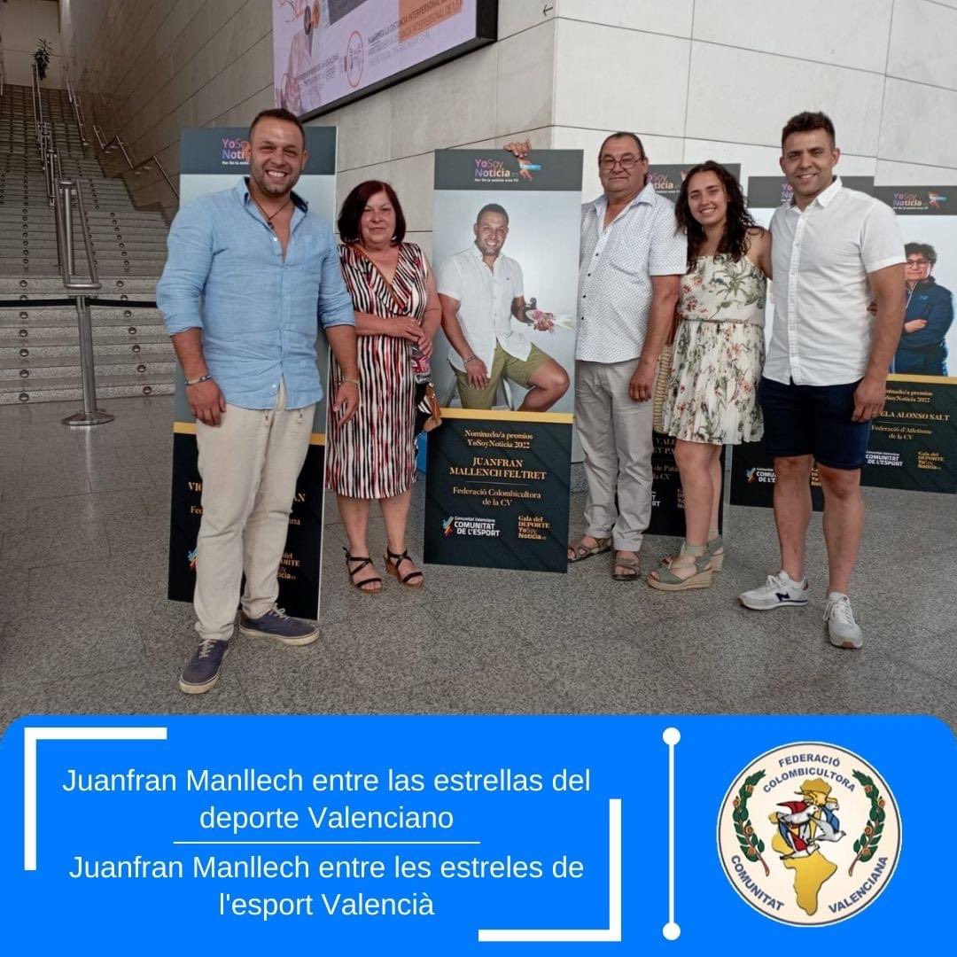 fedcolombicv's tweet photo. Juanfran Manllech campeón de la Comunitat Valenciana en 2019, recibe un premio en la Gala del Deporte de https://t.co/JmVBYGsDiR 

#yoSoyNoticia #colombiculturacv 

https://t.co/FMl74RZoxO https://t.co/wZe37rKzWb