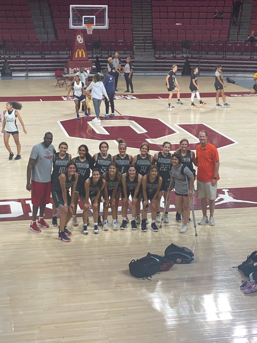 DemonetteBball's tweet photo. Day 1 for the Demonettes at OU team camp #GoDemonettes 🏀 https://t.co/nibxqE2qMG