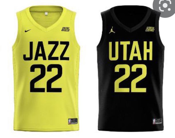 jasongray1985's tweet photo. Whoever the guy who designs Walmart Batman apparel must have also been hired to do the Utah Jazz’s new uniforms. @utahjazz @batman @Walmart https://t.co/MgRrsrO1dW