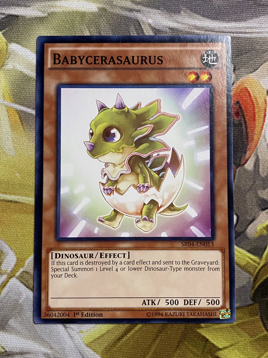 MageAmazed's tweet photo. #GXJune - #CardOfTheDay, Day 18: Babycerasaurus! Which one of y’all got #DinoDNA? 🦖 #YuGiOh #YuGiOhGX
https://t.co/XvRA9eLtEr https://t.co/fYdTWJW6TR
