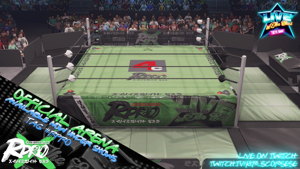 _RelentlessPro's tweet photo. The official arena for RPRO’s Live in The East 
Live from the Tokyo Dome • Tokyo, Japan

Coming Late July 2022
———————
Now available for download under shows #RPRO https://t.co/MEB9e4OGQz