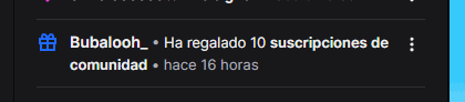 anix_gamer's tweet photo. Cuando el streamer famoso @Bubaloohtv  Te regala subs AAAAAAAAAA lo quierooooo uwu Muchas gracias https://t.co/Yo4RbogYDd