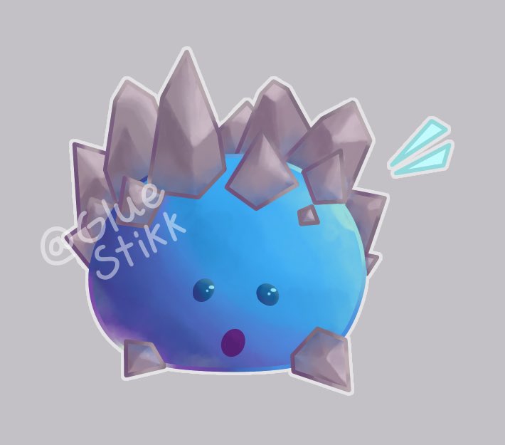 GlueStikk's tweet photo. rock slime fanart yay :] i rly like how the rocks came out
— — —
#slimerancher #slimerancher2 
#fanart #rockslime @slimerancher https://t.co/LM3F0xegAF