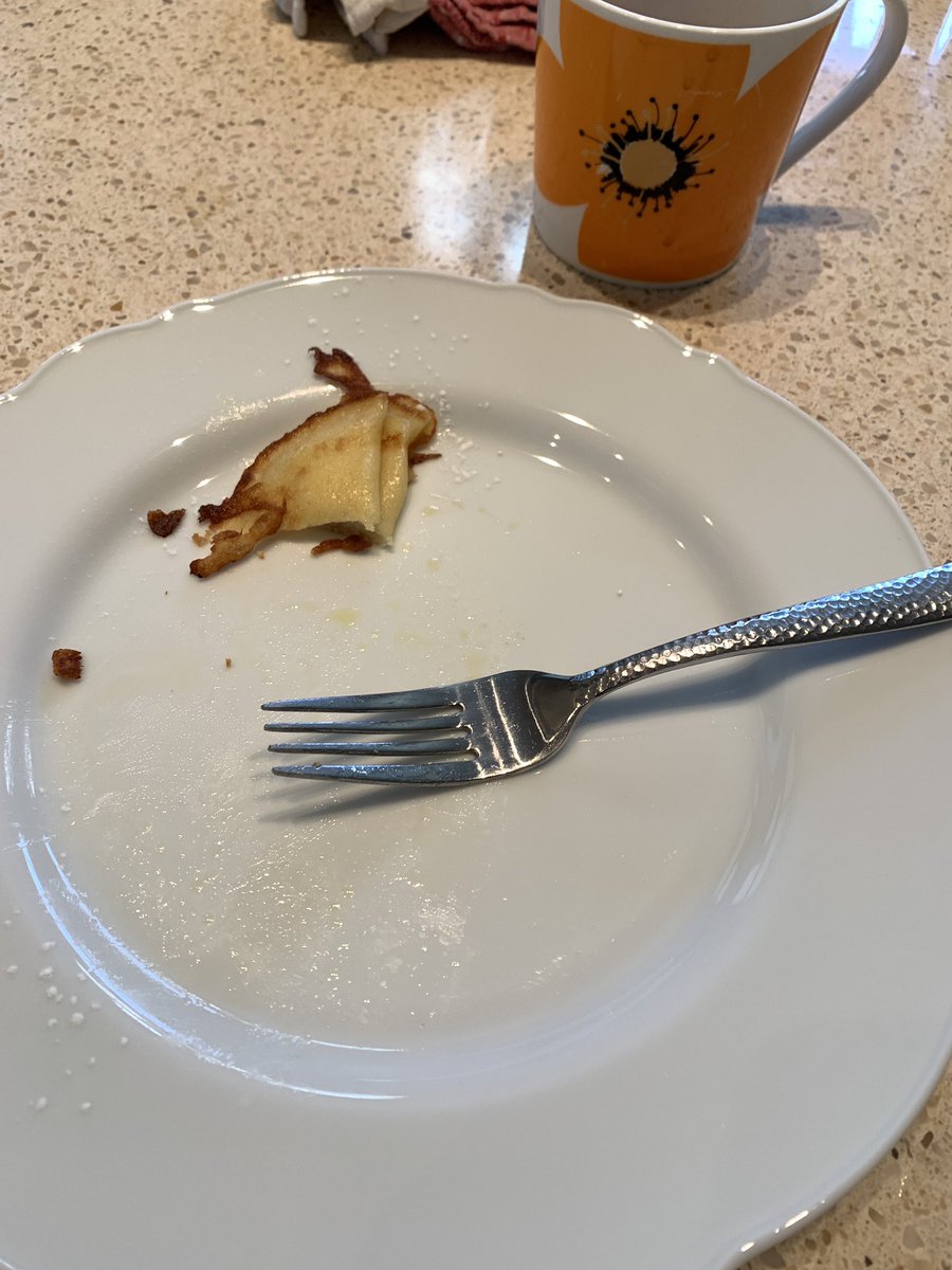 Making crêpes this morning made me think of my mom. I realized also waffles and poached eggs. So really it’s breakfast. Miss you mom.