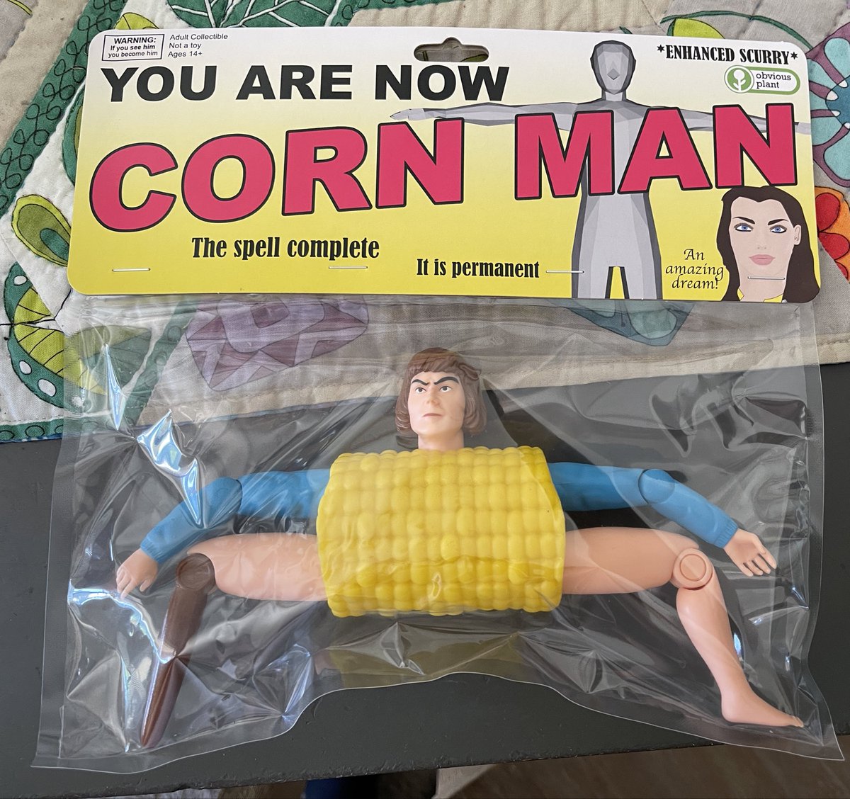 Uncle_Jody's tweet photo. My wife collects the weirdest action figures. #figure #Action #obviousplant https://t.co/8bJ86PNtmt