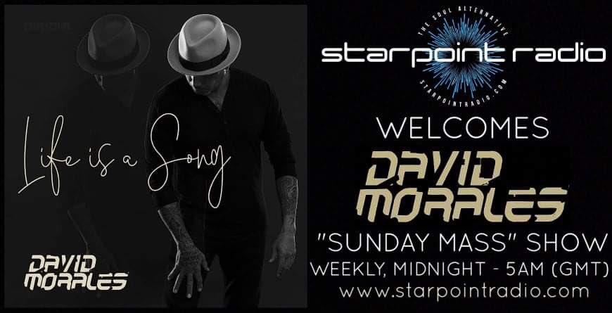 Coming up at Midnight after Steve King and before Andy Tee and the UK Soul Chart Breakers Hour, it’s David Morales till 5am On starpointradio.com or DAB in Brighton & Portsmouth or download the Starpoint Radio app.