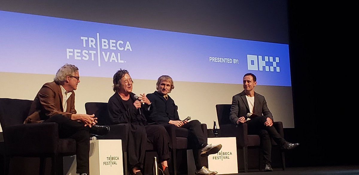It was an honour to moderate last night’s @Tribeca #VelvetGoldmine Reunion post-screening conversation with writer-director #ToddHaynes, producer @kvpi, & #MickoWestmoreland who plays Jack Fairy in the 1998 cult classic. We missed you @eddieizzard & #EwanMcGregor! #Tribeca2022