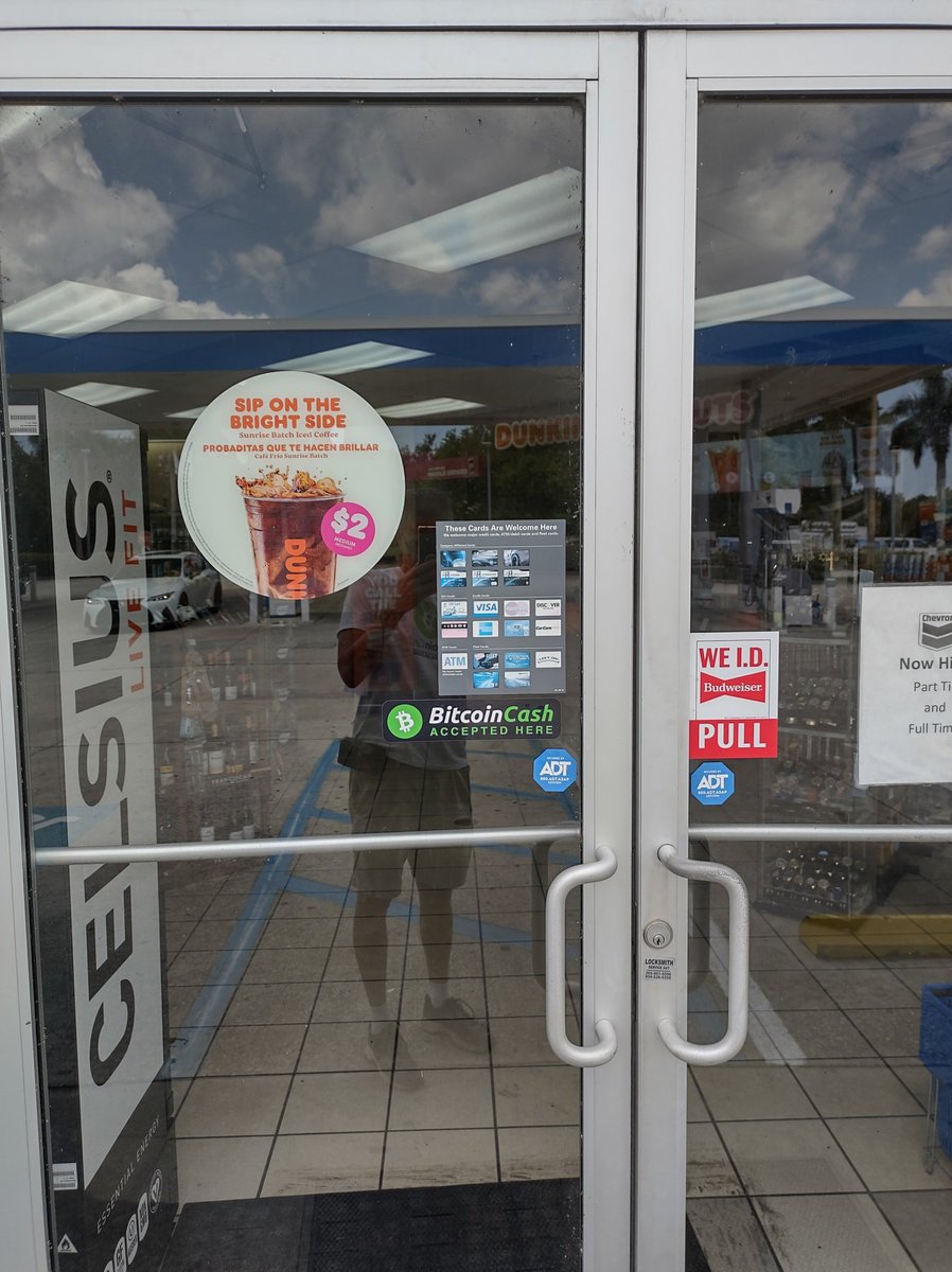 markeliberty's tweet image. More S FL Bitcoin Cash #BCH Gas Station / convenience store adoption.   Chevron - 14602 Sheridan St, Fort Lauderdale, FL 33330