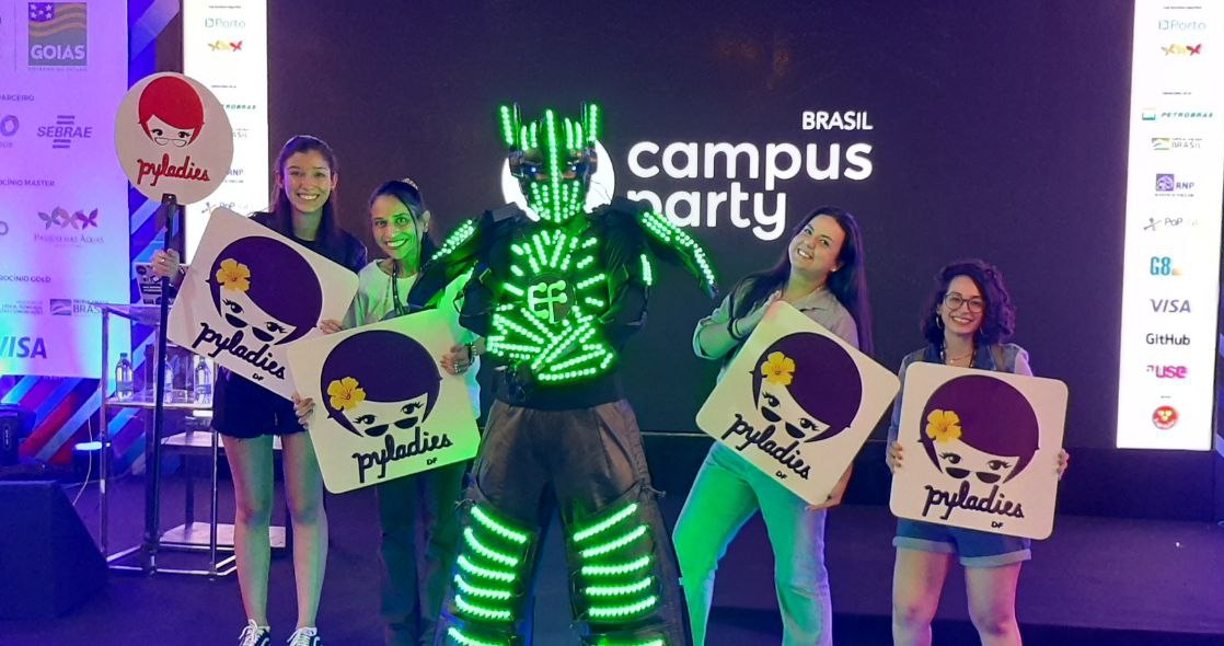 PyLadiesDF's tweet image. E assim encerramos a nossa participação em Goiânia, na #CPGoiaS2! Obrigada, @CampusPartyBRA! Até a próxima ❤️