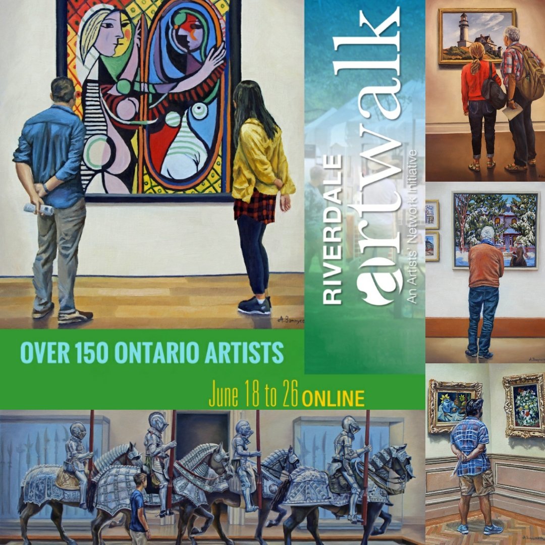 BonnycastleArt's tweet photo. The Riverdale ArtWalk ONLINE Exhibition is LIVE!  

Check it out here: https://t.co/0cTq1EEvYl
.
 #torontoart #artshow #torontoartist #artcollector #oilpainting #fineart #artgallery #artmuseum #galleryvisit https://t.co/ptXYyrdd7v