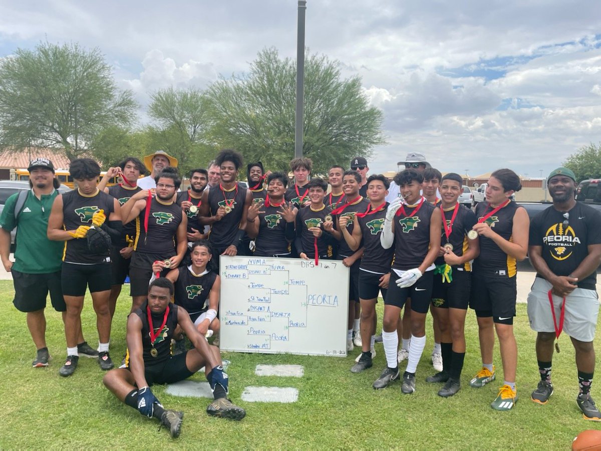 Appreciate <a href="/Dysartfootball/">Dysart Demon Football</a> for hosting a great tournament! Hard fought battle with <a href="/TempeFootball/">Tempe High School Football</a> at the end.
