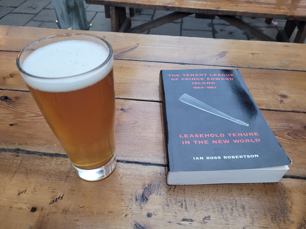Reading up on PEI's 19th century history of rent strikes, eviction defense and other tactics used against absentee landlords. These are of course merely historical curiosities with no relevance to fighting gentrification in the Maritimes in 2022. pic.x.com/jcOPGBk6xu
