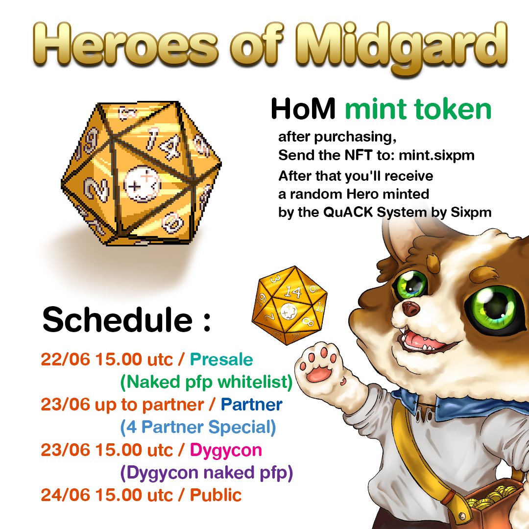 Dub_wizard's tweet photo. 🎉Get ready for the huge Heroes of Midgard #PFP!
#giveaway 5 Dygycon Naked PFP last mint!🥳

- Flw @smilwitme @QMcslacks @Dub_wizard 

- RT #WAX adr👇

- Ends in 72h gl🙏❤️

👉https://t.co/pMFzVnScba

#NFT #NFTs #NFTCommunity #pfpNFT #NFTGiveaway #nftart #Giveaways #WAXP @WAX_io https://t.co/nKHLl7xGWd