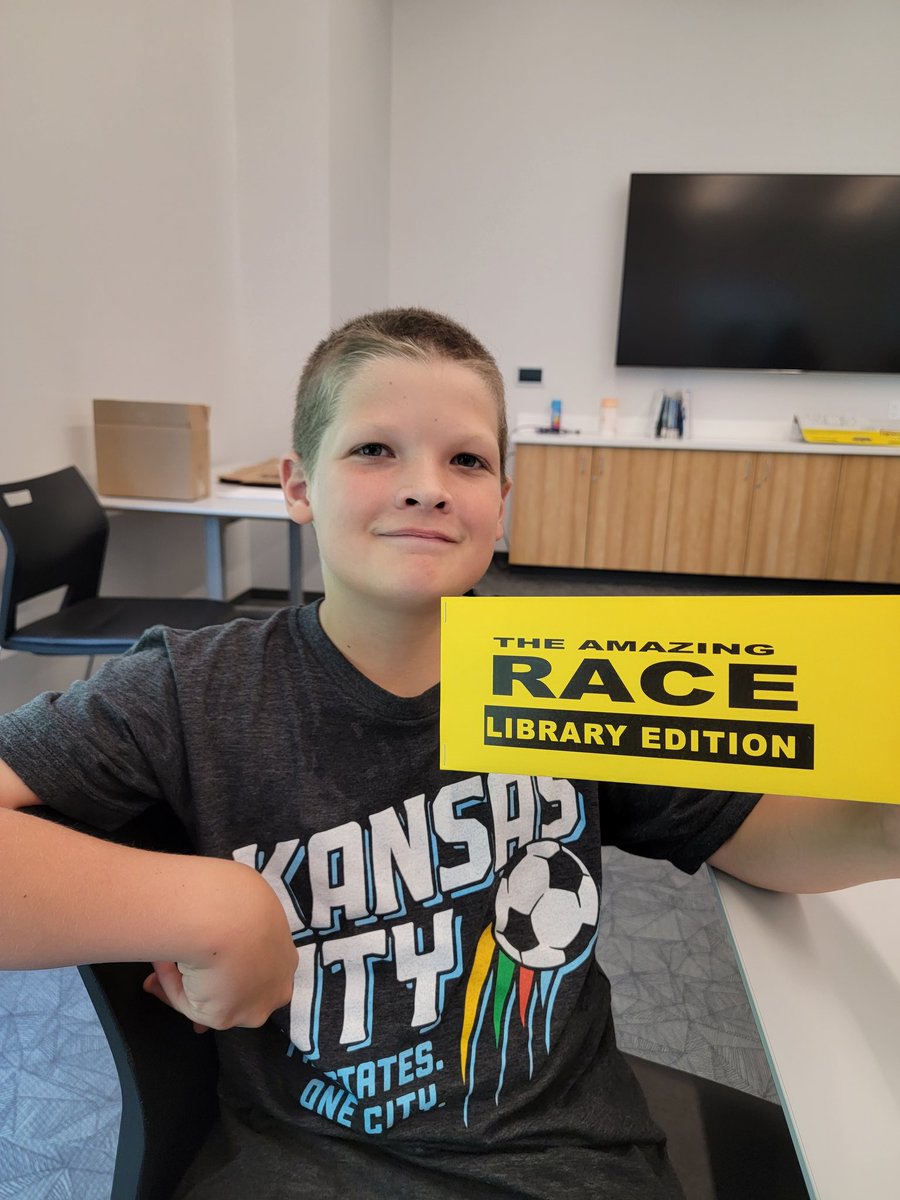 jrhartauthor's tweet image. Today our local library did an Amazing Race around the library property, including assembling a 3D printed fish puzzle, digging for treasure in sand, tying nautical knots, and more. While we only achieved 3rd place, we had a blast trying!

#SupportLocalLibraries