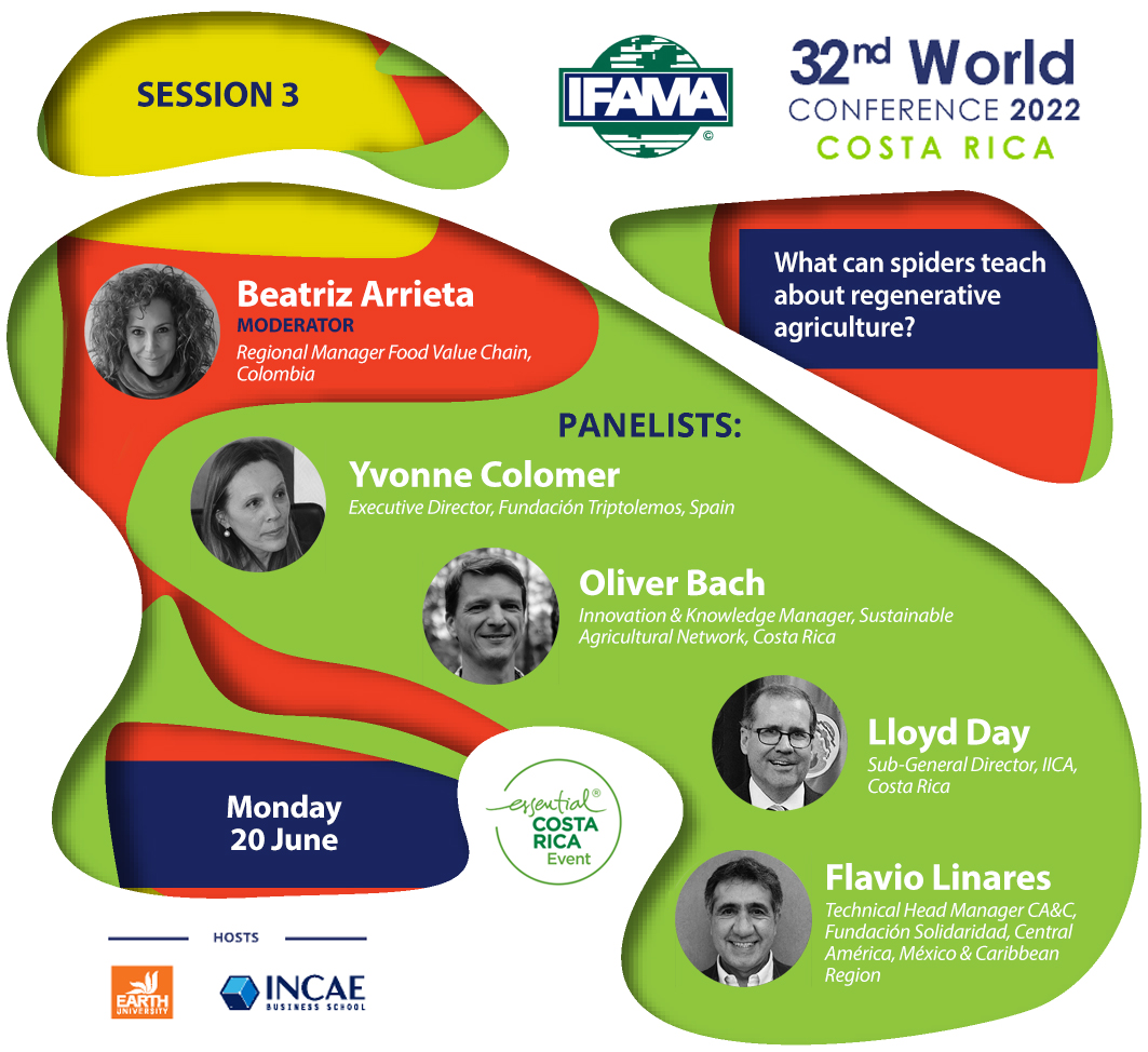 IFAMAIntl's tweet photo. We have a great line-up of speakers at the 2022 IFAMA World Conference in Costa Rica starting today! Learn more at https://t.co/aYVBlk92d3  #ifama  #ifama2022 https://t.co/gX3hZYH4Dy
