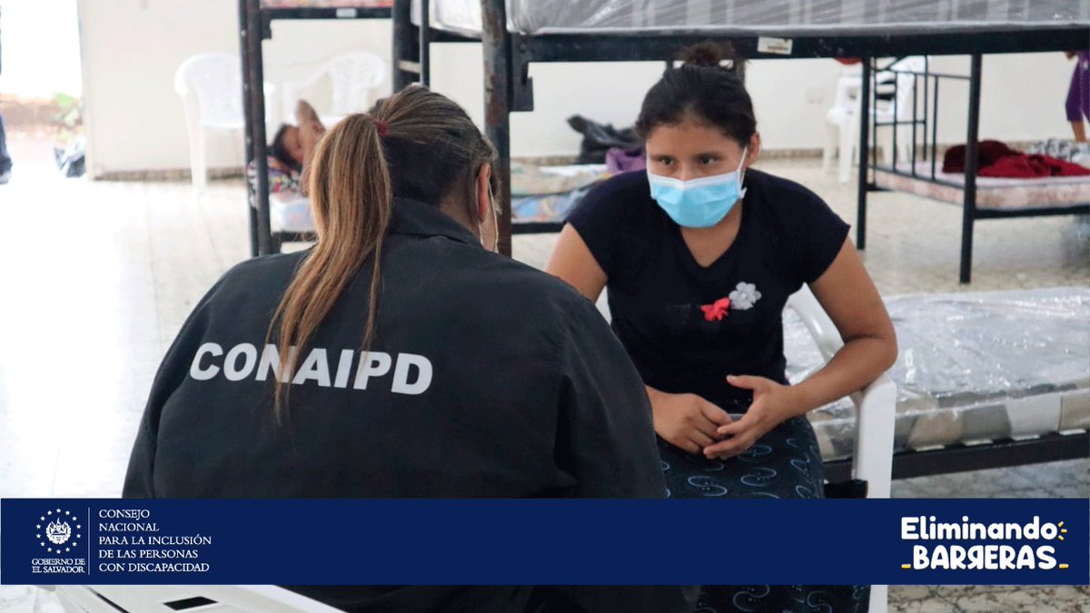CONAIPD's tweet photo. En respuesta inmediata a   personas con discapacidad afectadas por las lluvias, el @CONAIPD se hace presente al albergue STIPES ubicado en el Municipio de Acajutla, Departamento de Sonsonate.
#EliminandoBarreras https://t.co/2t7GPzKDOO
