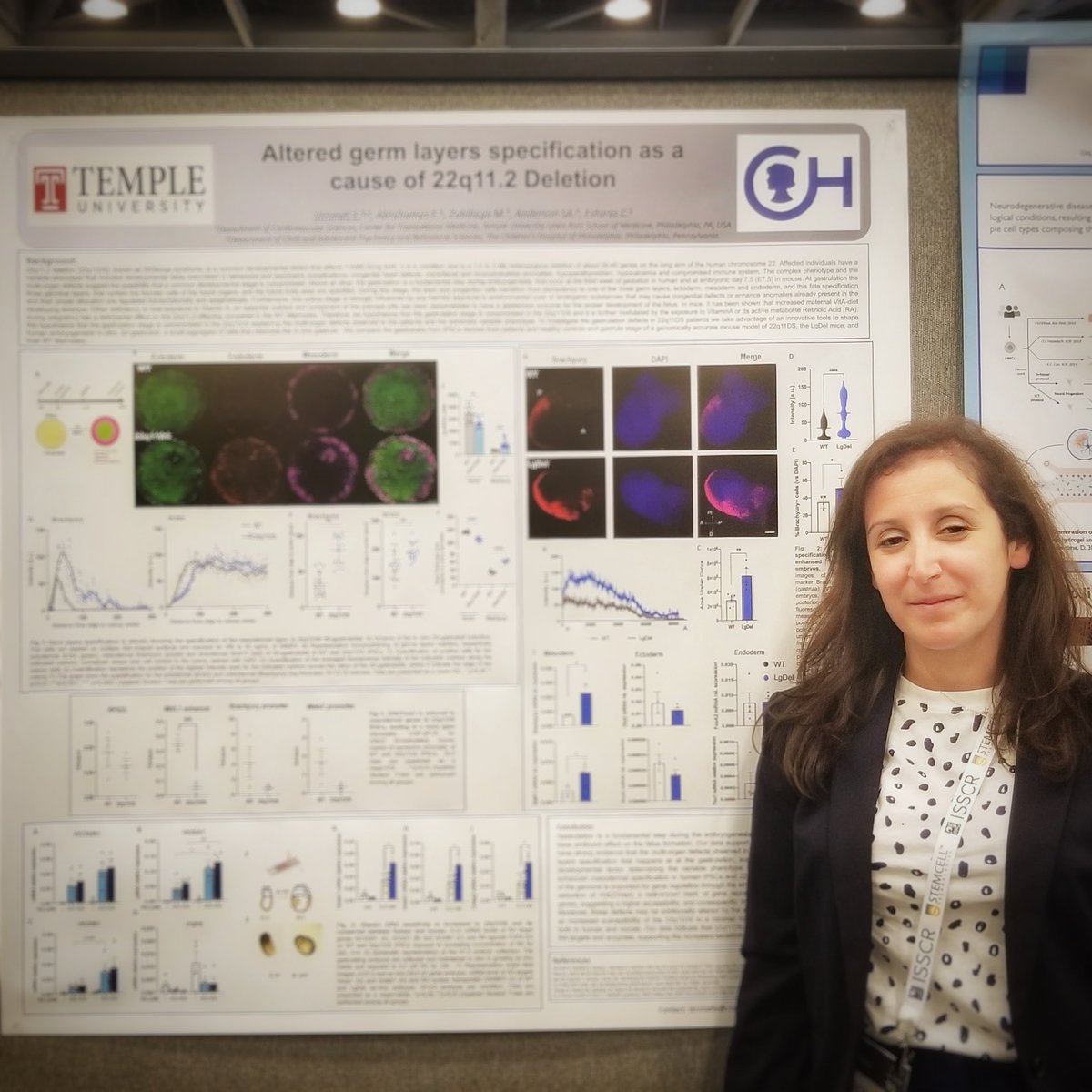 EleonoraStrona2's tweet photo. Last day of the #ISSCR2022.. such a joy to finally go back in person! And so exciting to present a poster yesterday! https://t.co/kYY9h08AjY